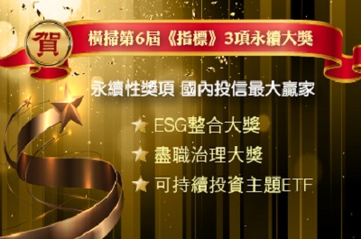 榮獲《指標》3項永續大獎，本土投信最大贏家|國泰投信
